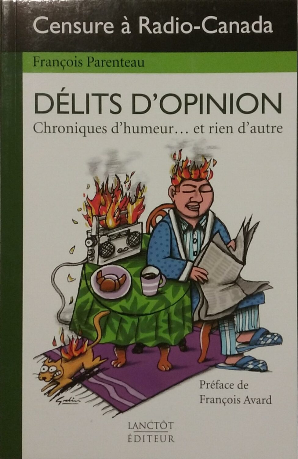 Couverture de Délits d'opinion : Chroniques d'humeur…et rien d'autre
