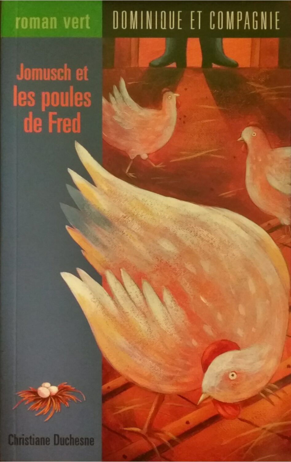 Couverture de Jomusch et les poules de Fred