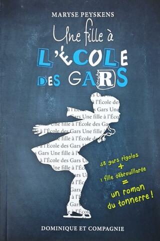 Couverture de Une fille à l'ecole des gars