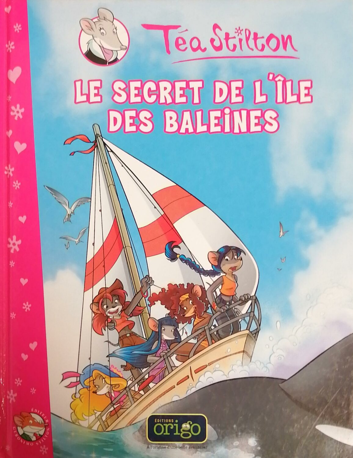 Couverture de Téa Stilton Tome 1 : Le secret de l'île des Baleines