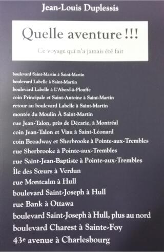 Couverture de Quelle aventure !!! : Ce voyage qui n'a jamais été fait