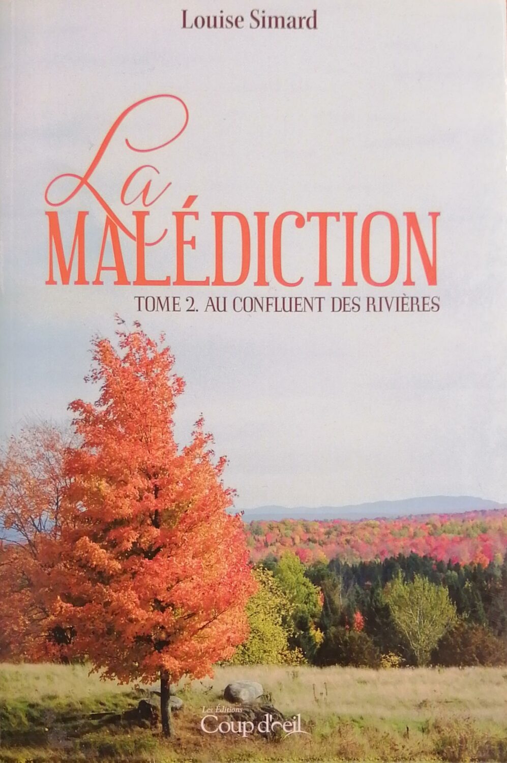 Couverture de La malédiction Tome 2 : Au confluent des rivières