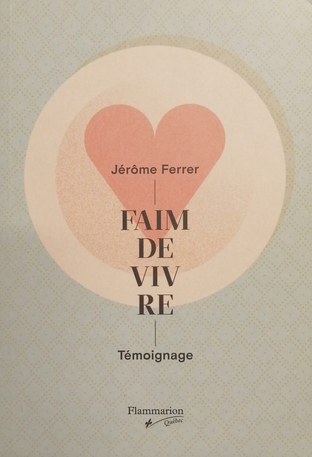 Couverture de Faim de vivre