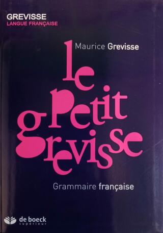 Couverture de Le petit Grevisse : Grammaire française 32e édition