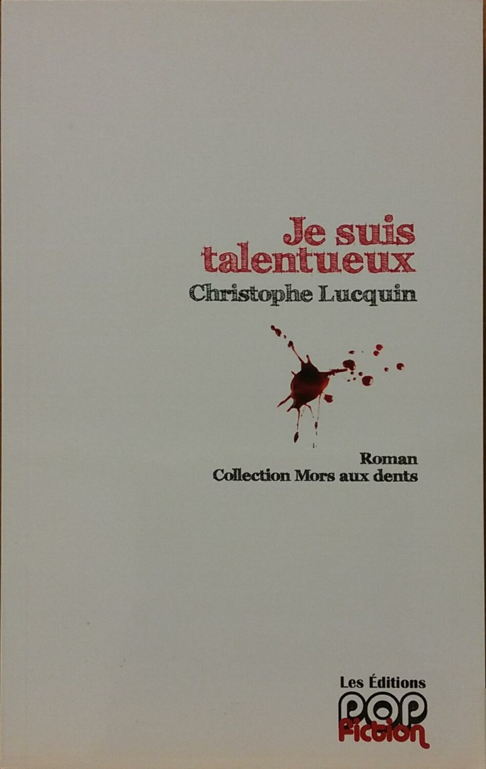 Couverture de Je suis talentueux