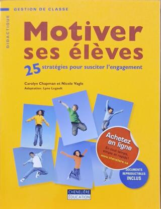 Couverture de Motiver ses élèves : 25 stratégie pour susciter l'engagement
