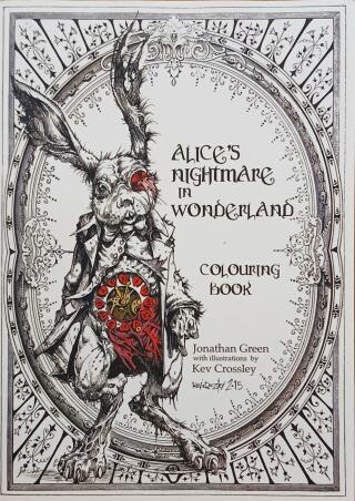 Couverture de Alice's Nightmare in Wonderland : Colouring Book