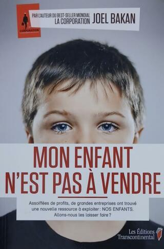 Couverture de Mon enfant n'est pas à vendre