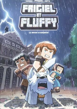 Couverture de Frigiel et Fluffy Tome 6 : Le manoir d'Herobrine