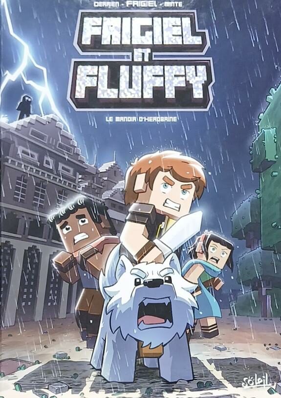 Couverture de Frigiel et Fluffy Tome 6 : Le manoir d'Herobrine