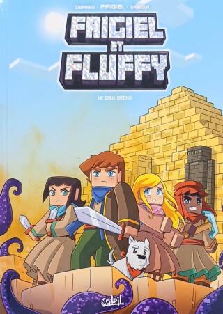 Couverture de Frigiel et Fluffy Tome 10 : Le dieu déchu