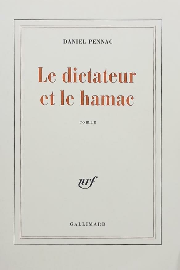 Couverture de Le dictateur et le hamac