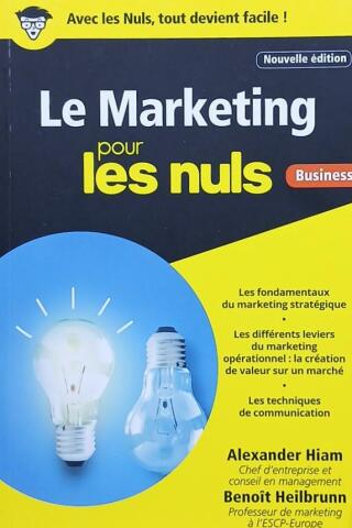 Couverture de Le marketing pour les nuls