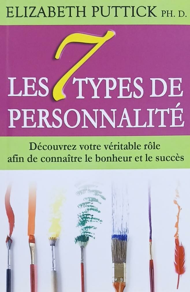 Couverture de Les 7 types de personnalité