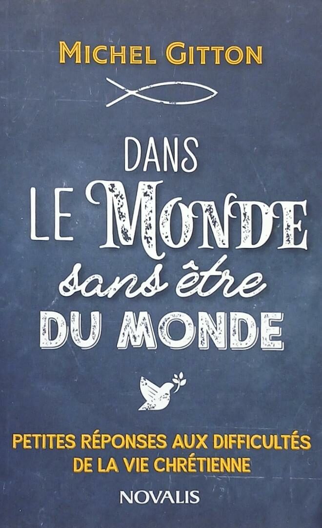 Couverture de Dans le monde sans être du monde : Petites réponses aux difficultés de la vie chrétienne