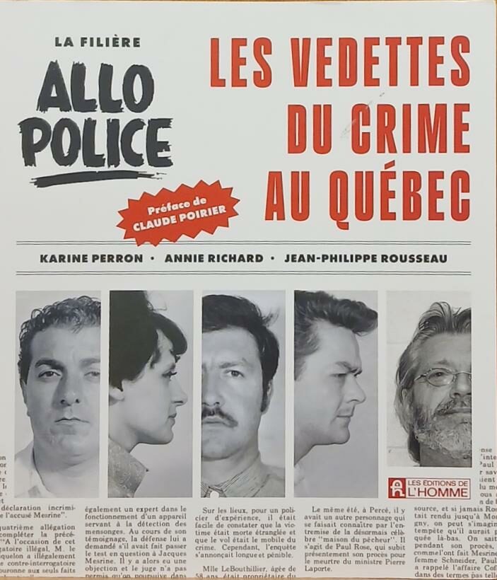 Couverture de Les vedettes du crime au Québec