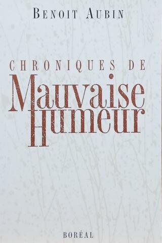 Couverture de Chroniques de mauvaise humeur