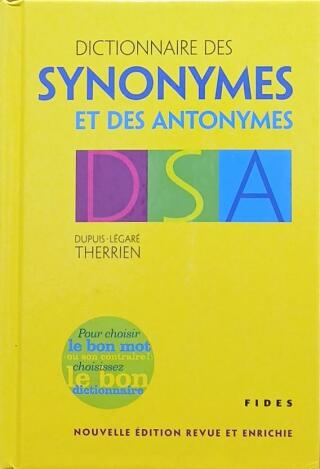 Couverture de Dictionnaire des synonymes et de antonymes
