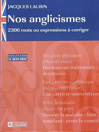 Couverture de Nos anglicismes