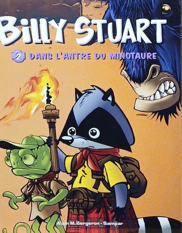 Couverture de Billy Stuart Tome 2 : Dans l'antre du minotaure